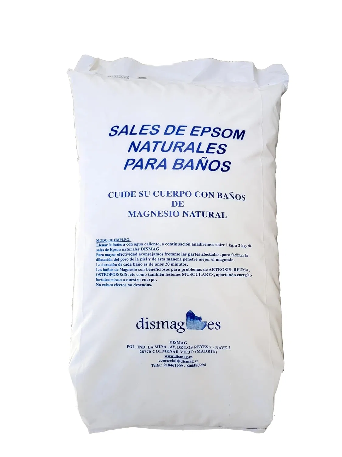 Соль для ванн Dismag Magnesium (Epsom), 10 кг Zemo