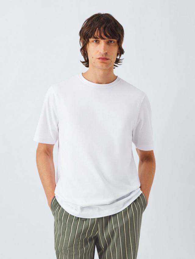 

Хлопковый комплект пижамы John Lewis, White