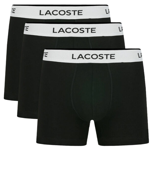 

Трусы мужские Lacoste боксеры 3 шт, черный