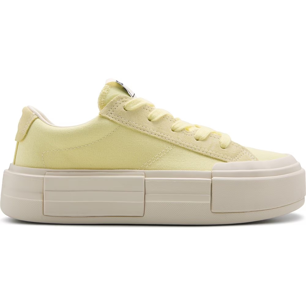 Кеды Converse Chuck Taylor All Star Cruise Ox Platform, lemon slushy yellow — фото 2