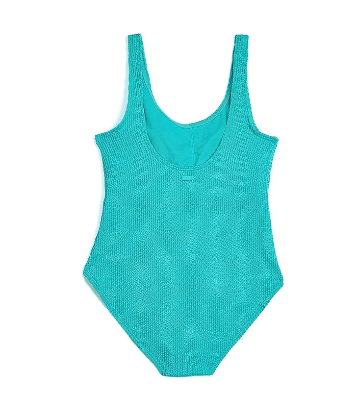 Купальник цельнокроеный Crinkle Texture One-Piece Roxy Kids, Blue Radiance — фото 2
