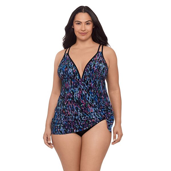 

Plus size купальник Tracey с V-образным вырезом Trimshaper