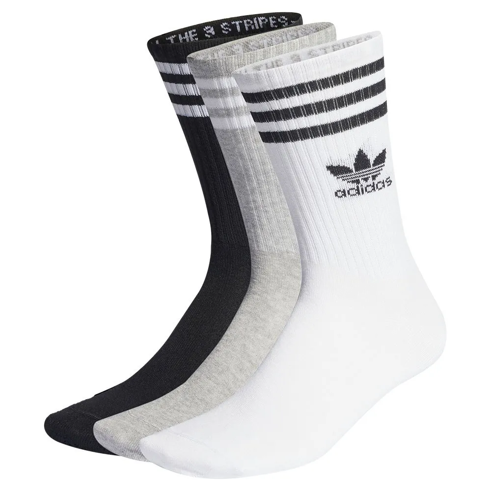 

Носки adidas Originals Mid Cut crew 3 pairs, разноцветный