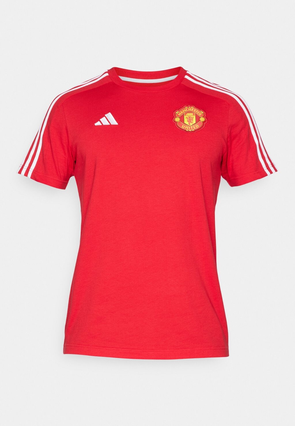 

Принт на футболке MANCHESTER UNITED DNA TEE adidas, красный