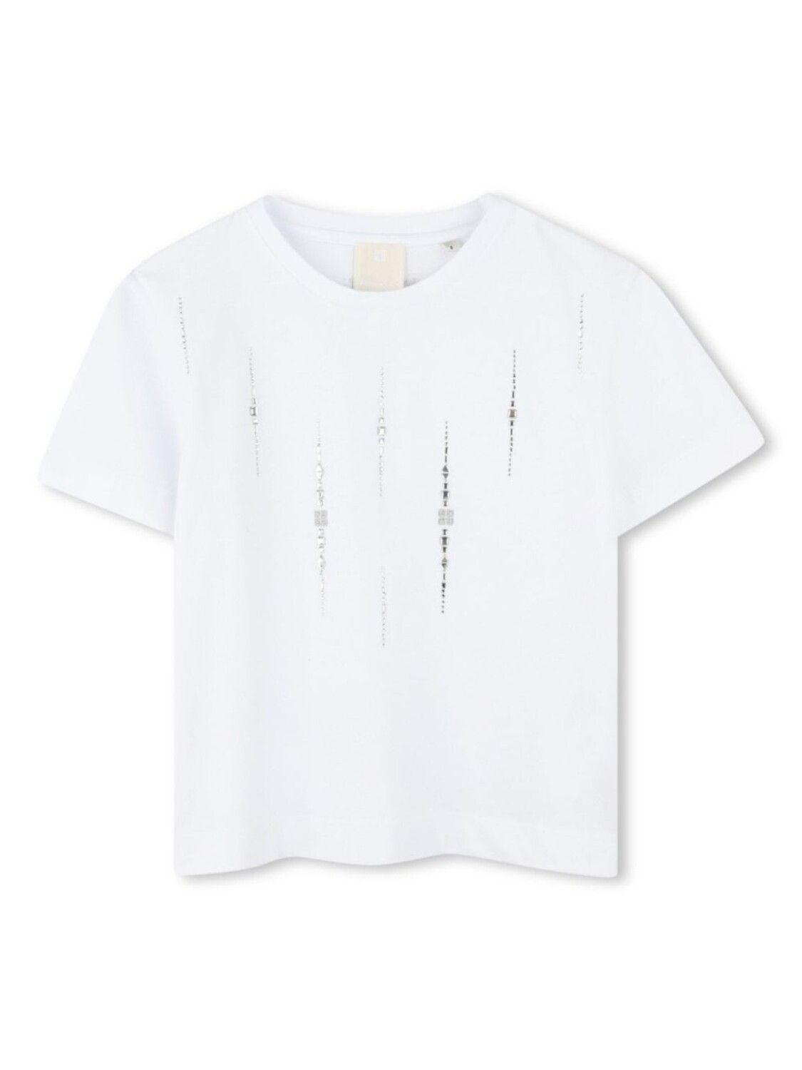 

Футболка со стразами Givenchy Kids, белый