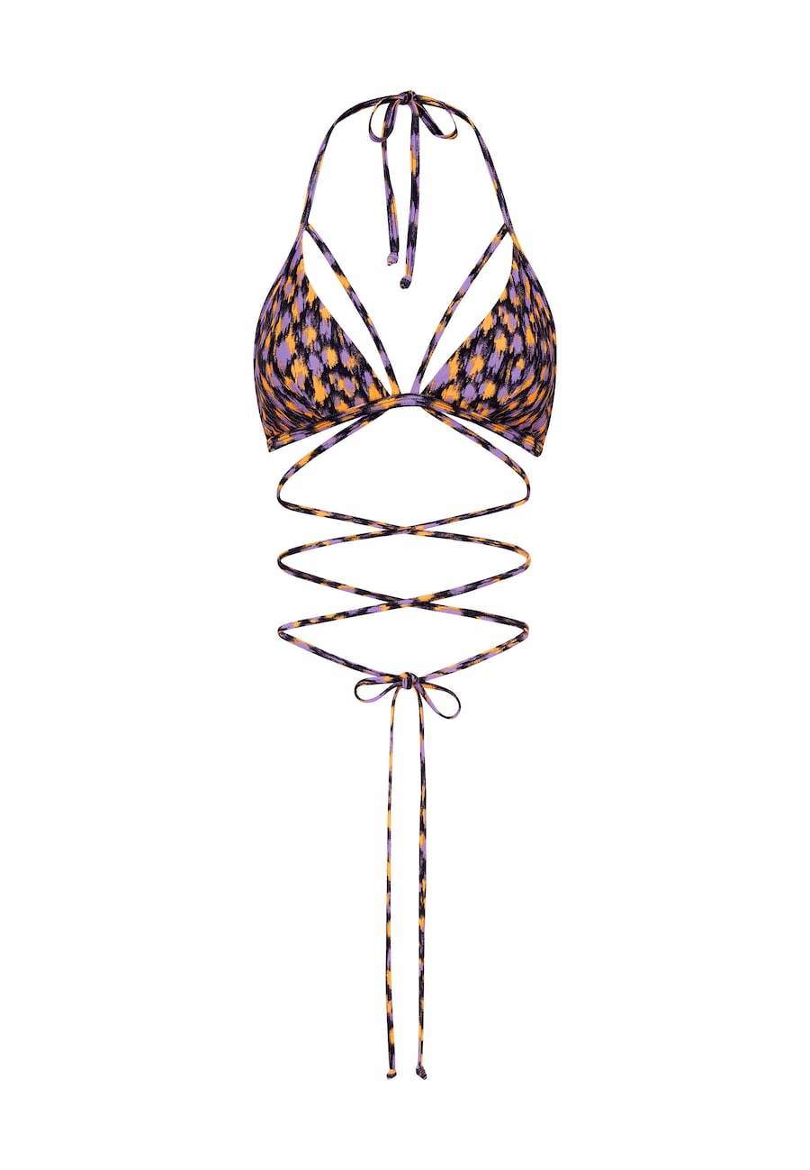 

Треугольный бикини-топ LSCN by LASCANA Lavista, черный