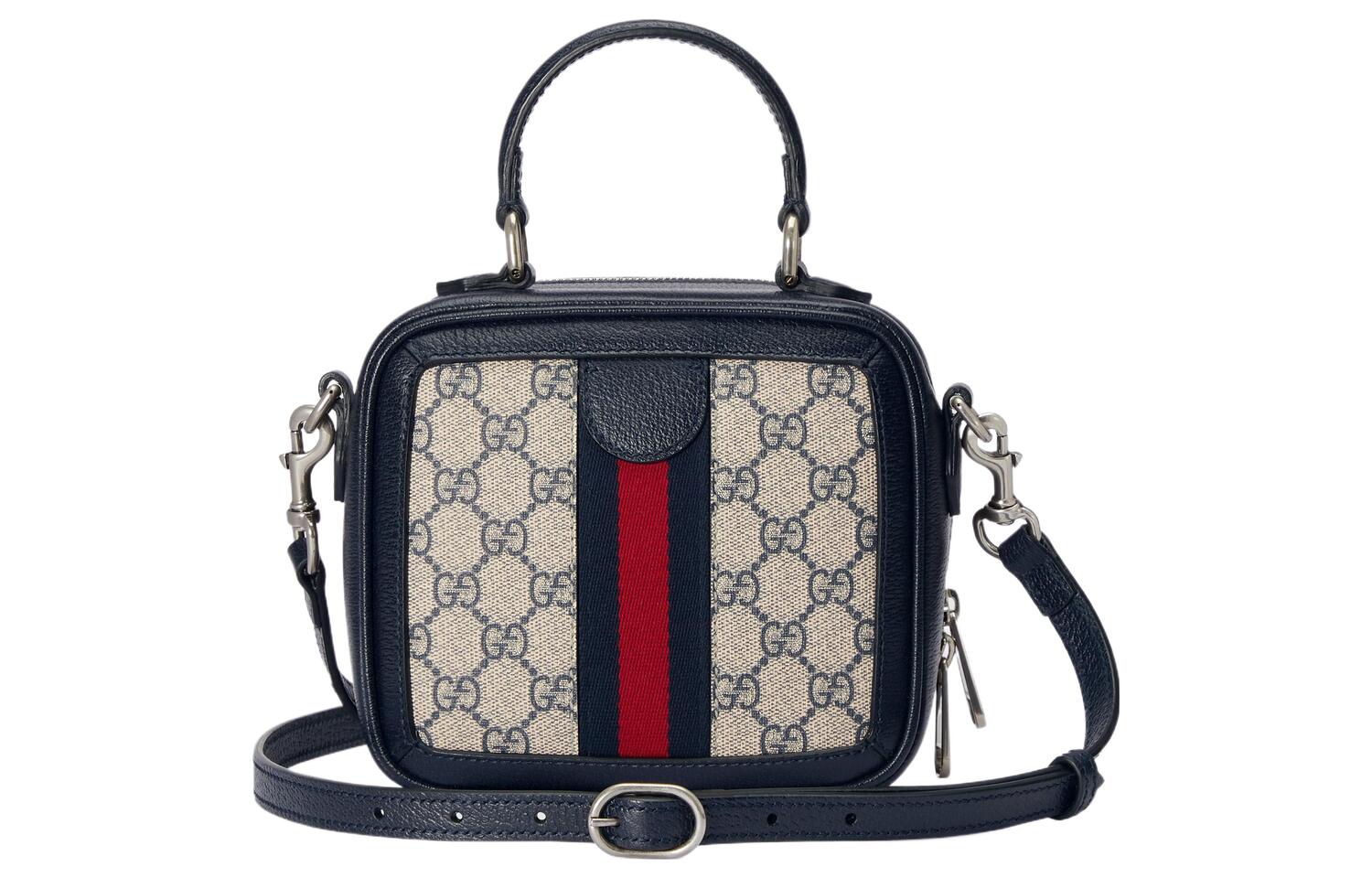 Женская плечевая сумка GUCCI Ophidia Mini — фото 4
