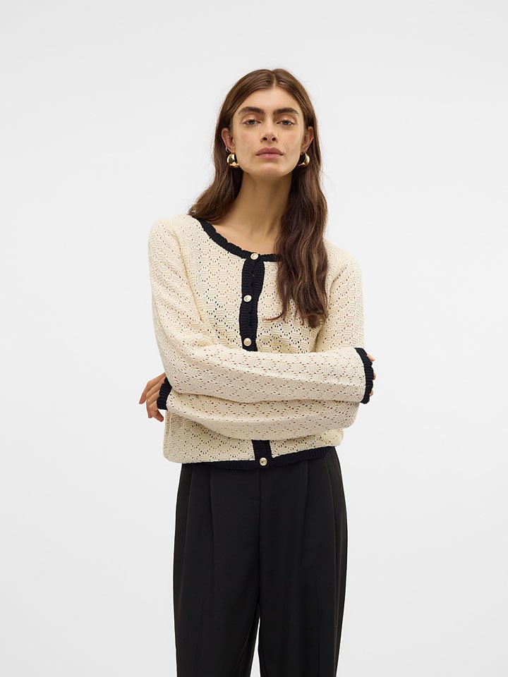 

Кардиган Vero Moda, цвет beige/schwarz