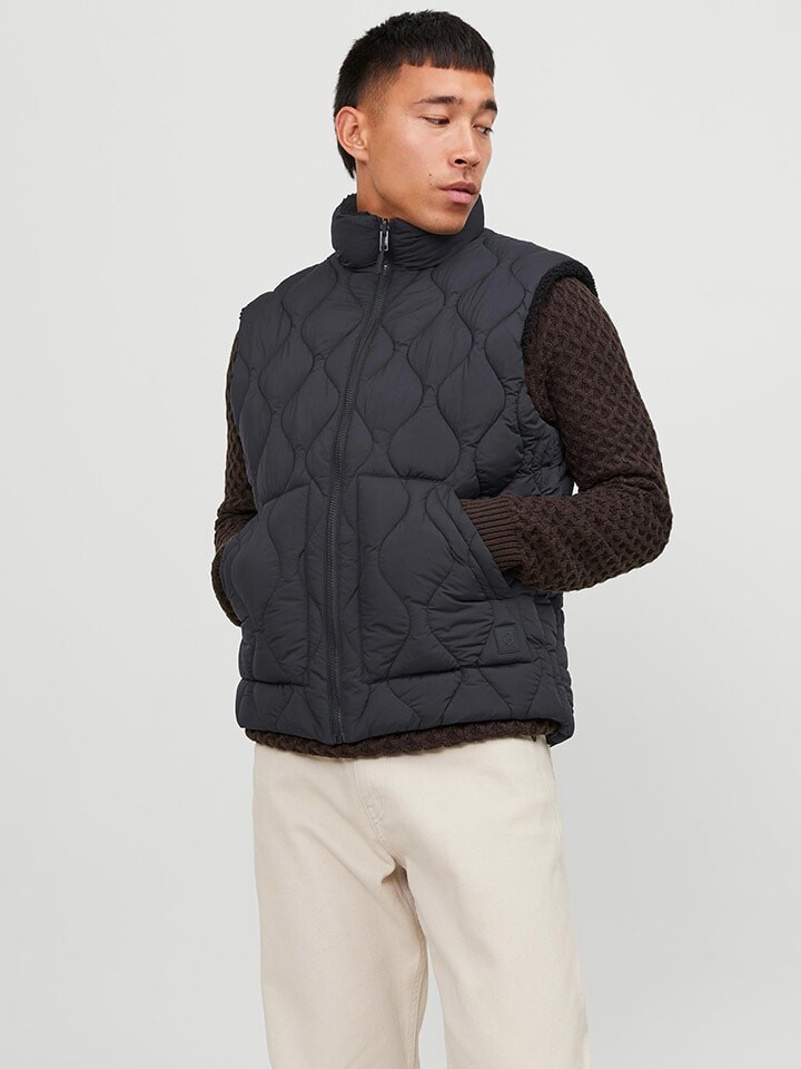 

Утепленный жилет Jack & Jones, черный