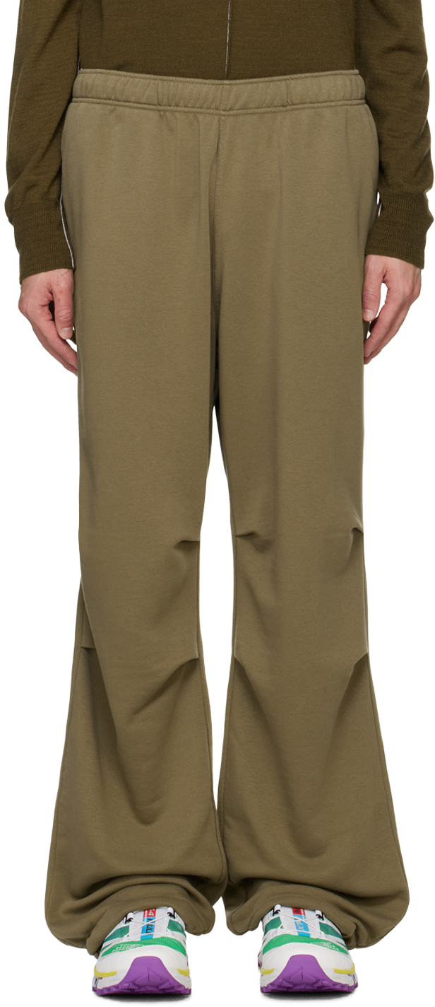 

Зеленые заправленные спортивные штаны MM6 Maison Margiela