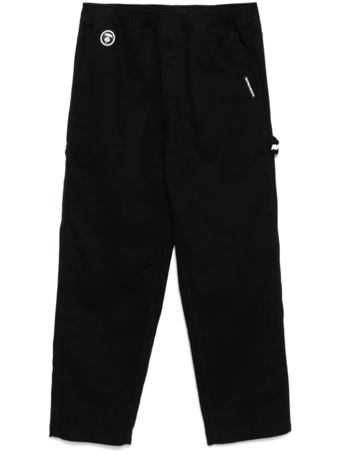 

Прямые брюки Moonface с логотипом AAPE BY *A BATHING APE, черный