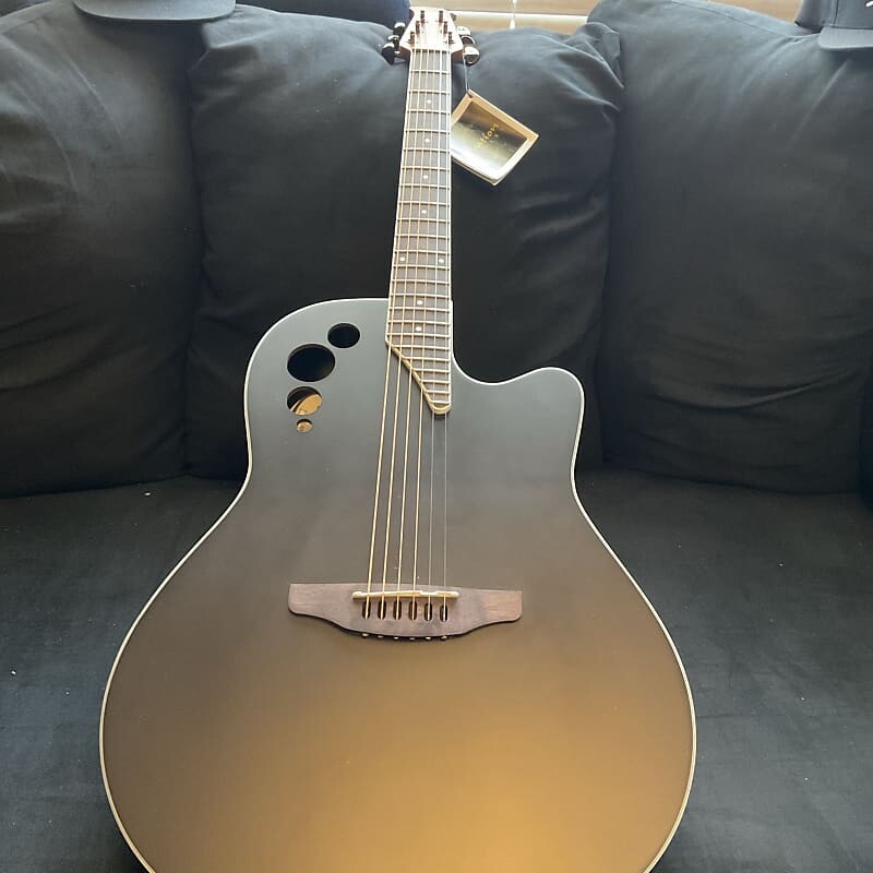 

Акустическая гитара Ovation Applause Elite Mid Depth Acoustic-Electric Guitar, Black Satin