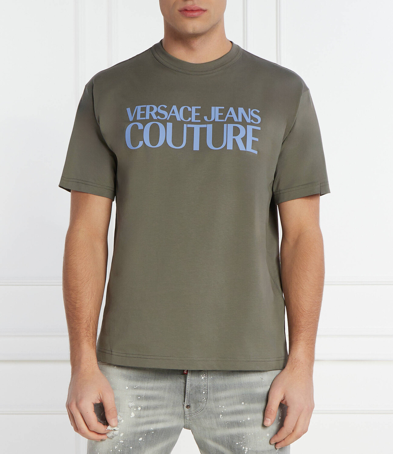 

Футболка Versace Jeans Couture MAGLIETTA Regular Fit, цвет cachi