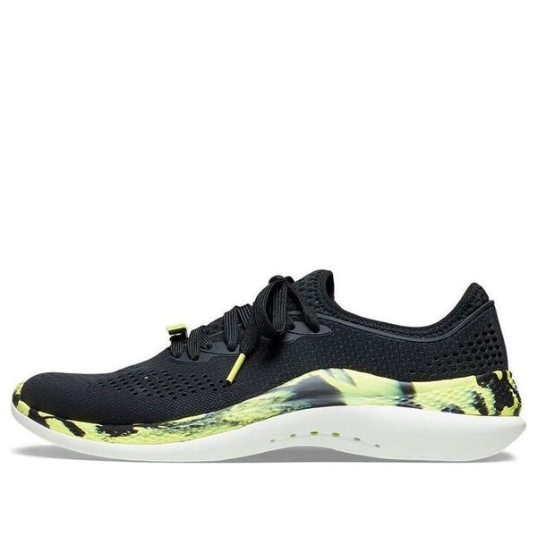 

Кроссовки literide 360 marbled pacer 'black green' Crocs, черный