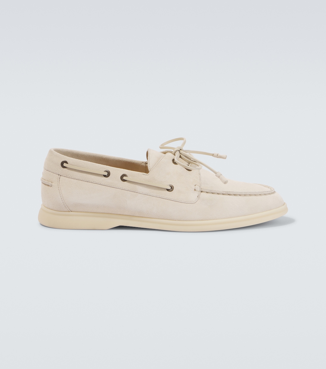 

Мужские лодочные туфли Sea-Sail Walk из замши Loro Piana, экрю