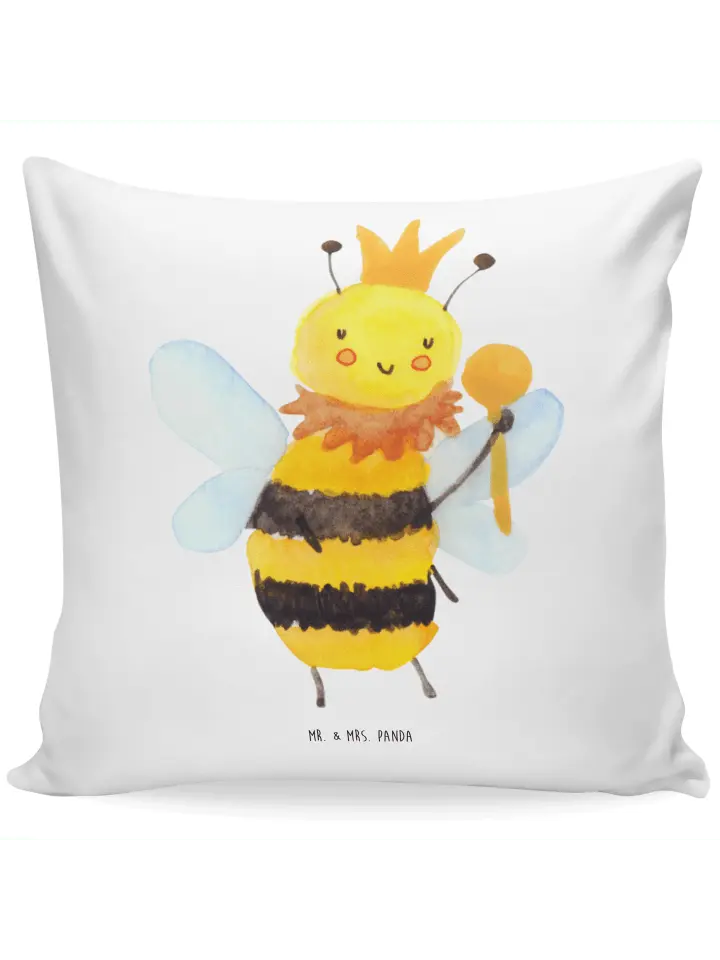

Подушка Mr & Mrs Panda 40x40 Biene König, белый