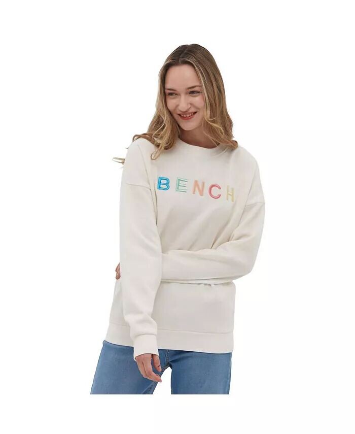 

Женская футболка с круглым вырезом и логотипом Daijah на груди Bench DNA, белый