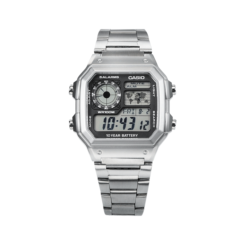 

CASIO Черные часы унисекс