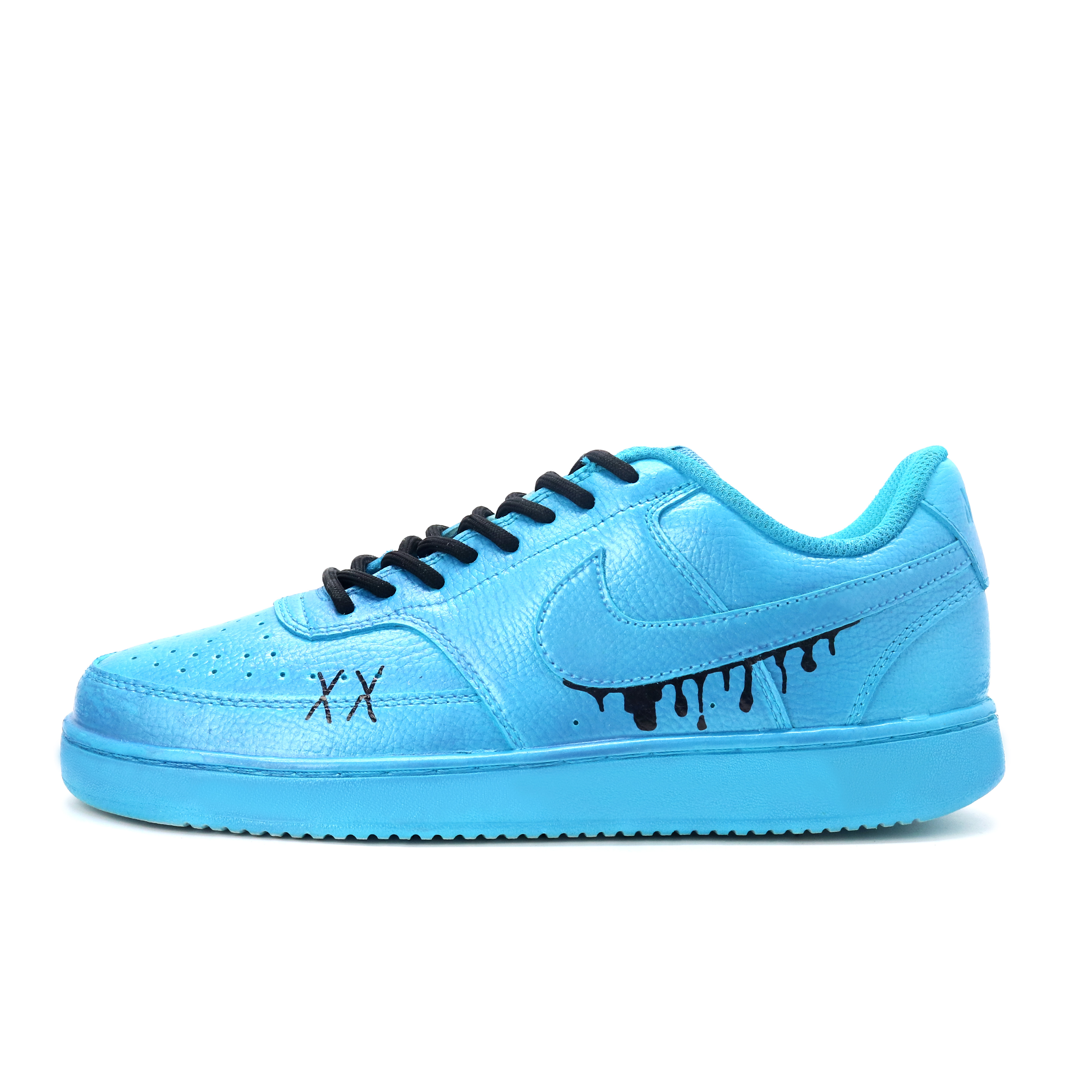 

Nike Кроссовки для скейтбординга Court Vision 1, мужские, низкие, синие/черные