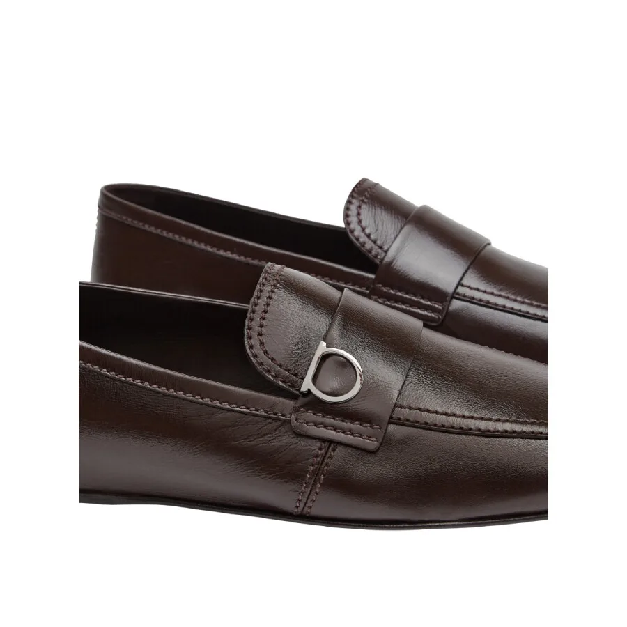Лоферы на низком ходу Ferragamo с застежкой Gancini — фото 3