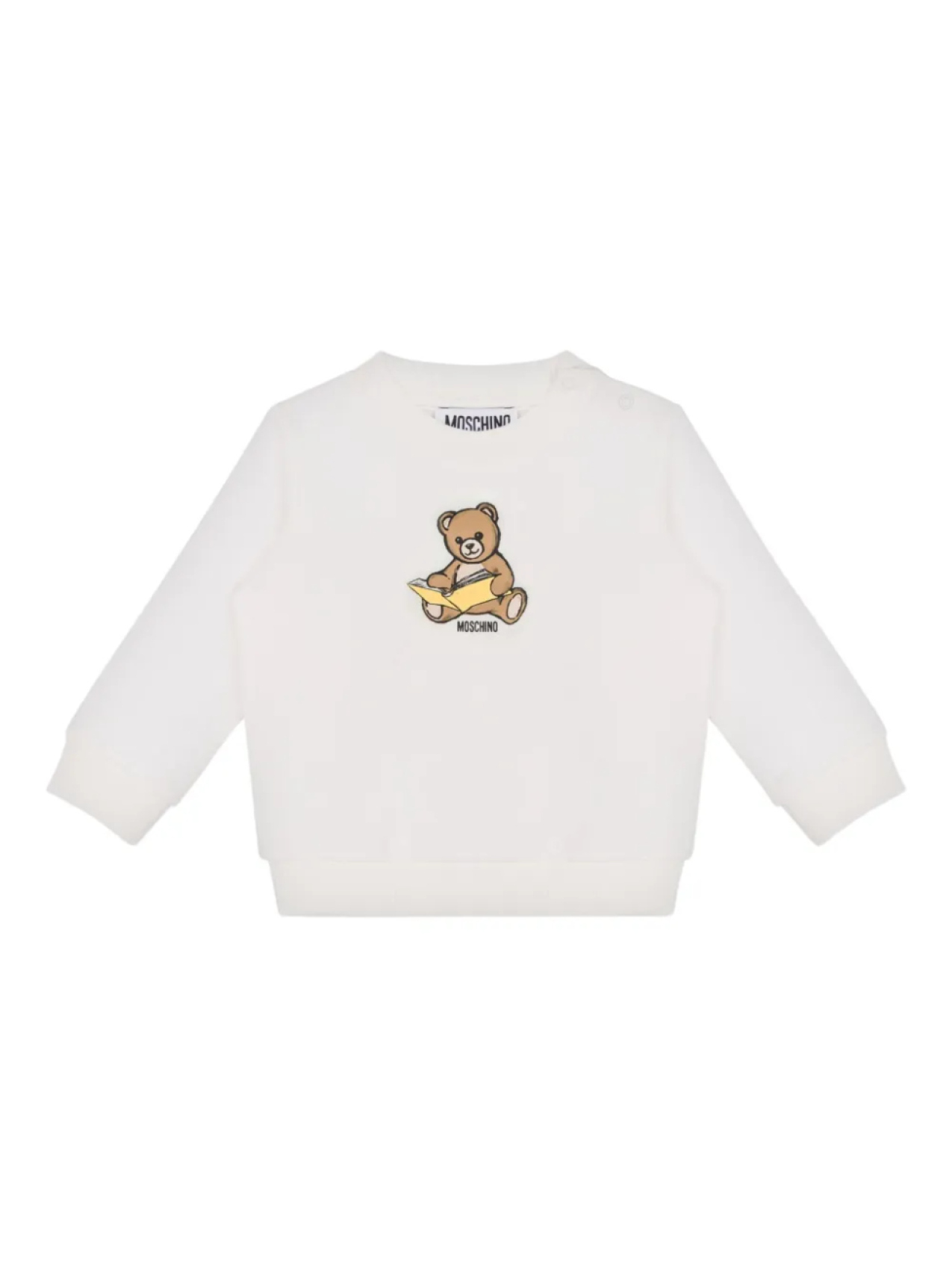

Moschino Kids толстовка с принтом, белый
