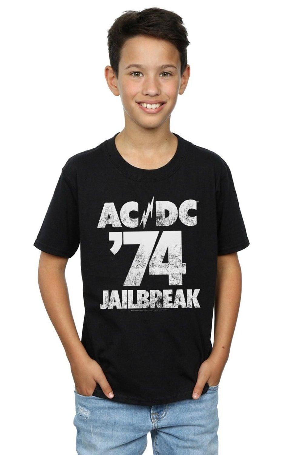

Футболка «Побег из тюрьмы 74» AC/DC, черный