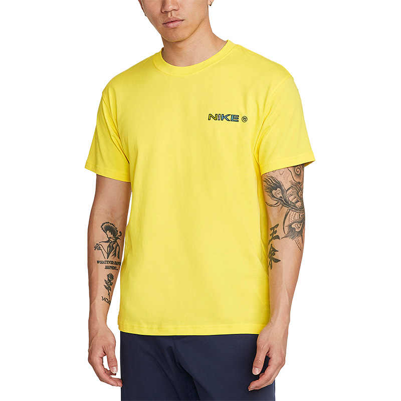 Nike Футболка мужская желтая — фото 4
