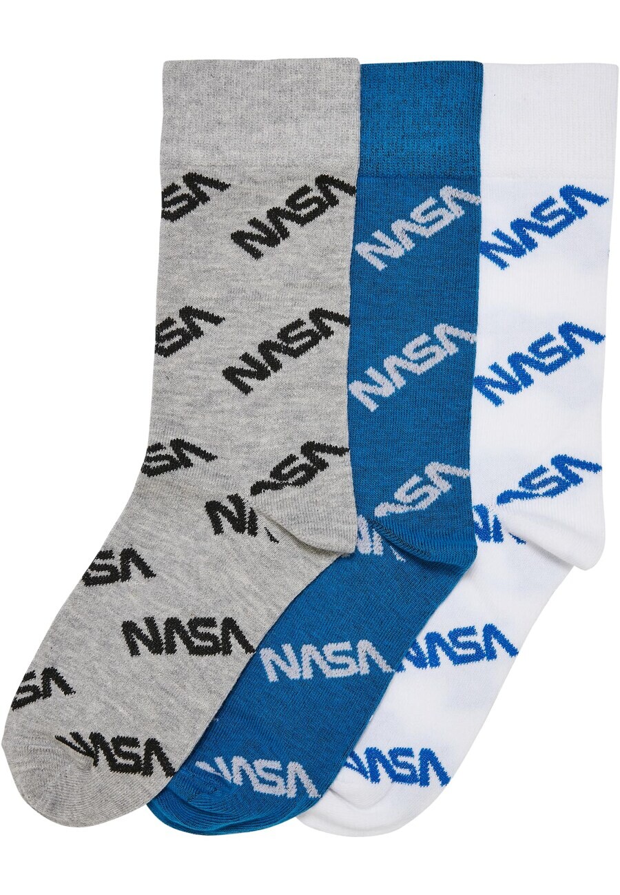 

Носки Mister Tee Socks, цвет Blue/mottled grey/White