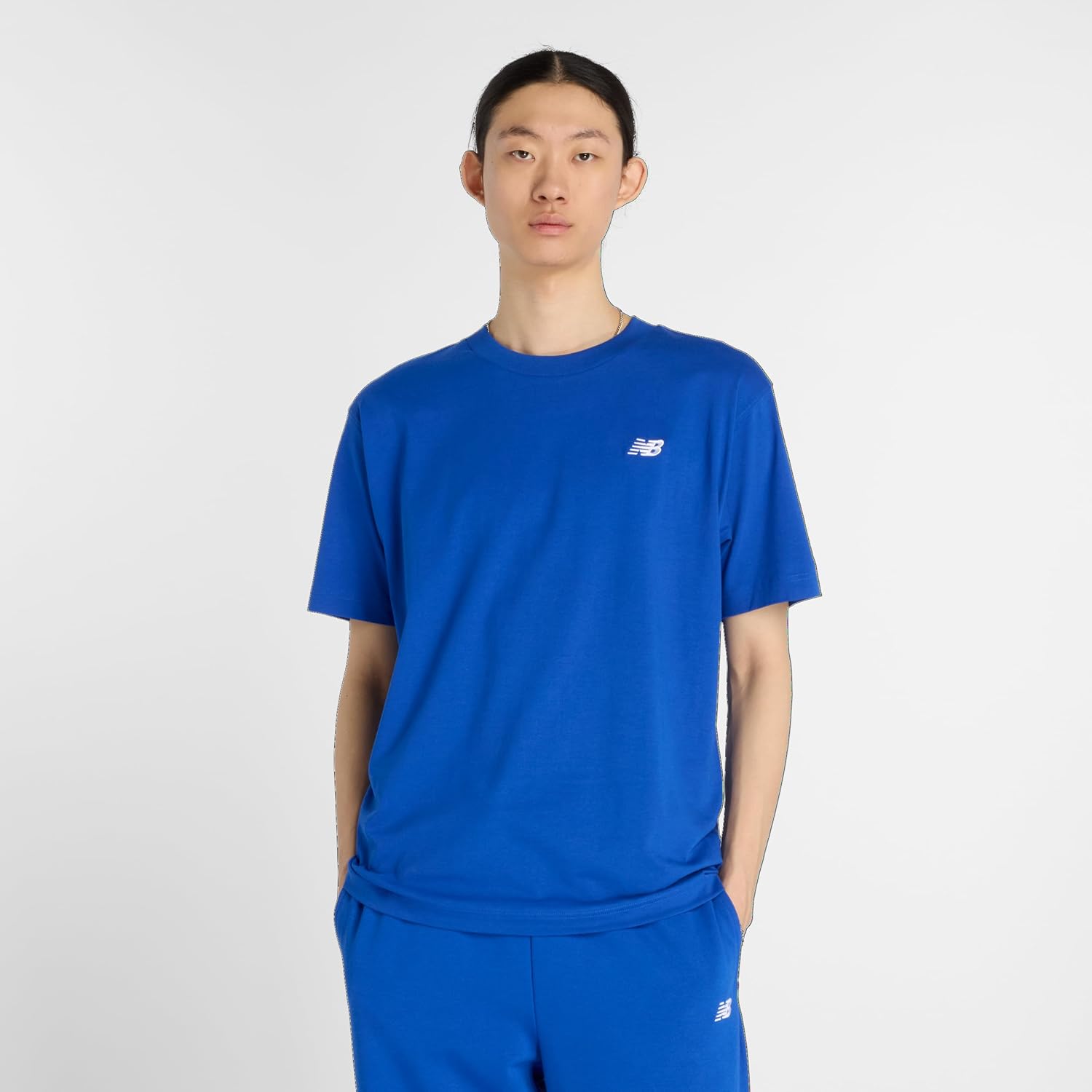 

Мужская спортивная футболка New Balance, хлопковая, Blue Gemstone, Синий, Мужская спортивная футболка New Balance, хлопковая, Blue Gemstone
