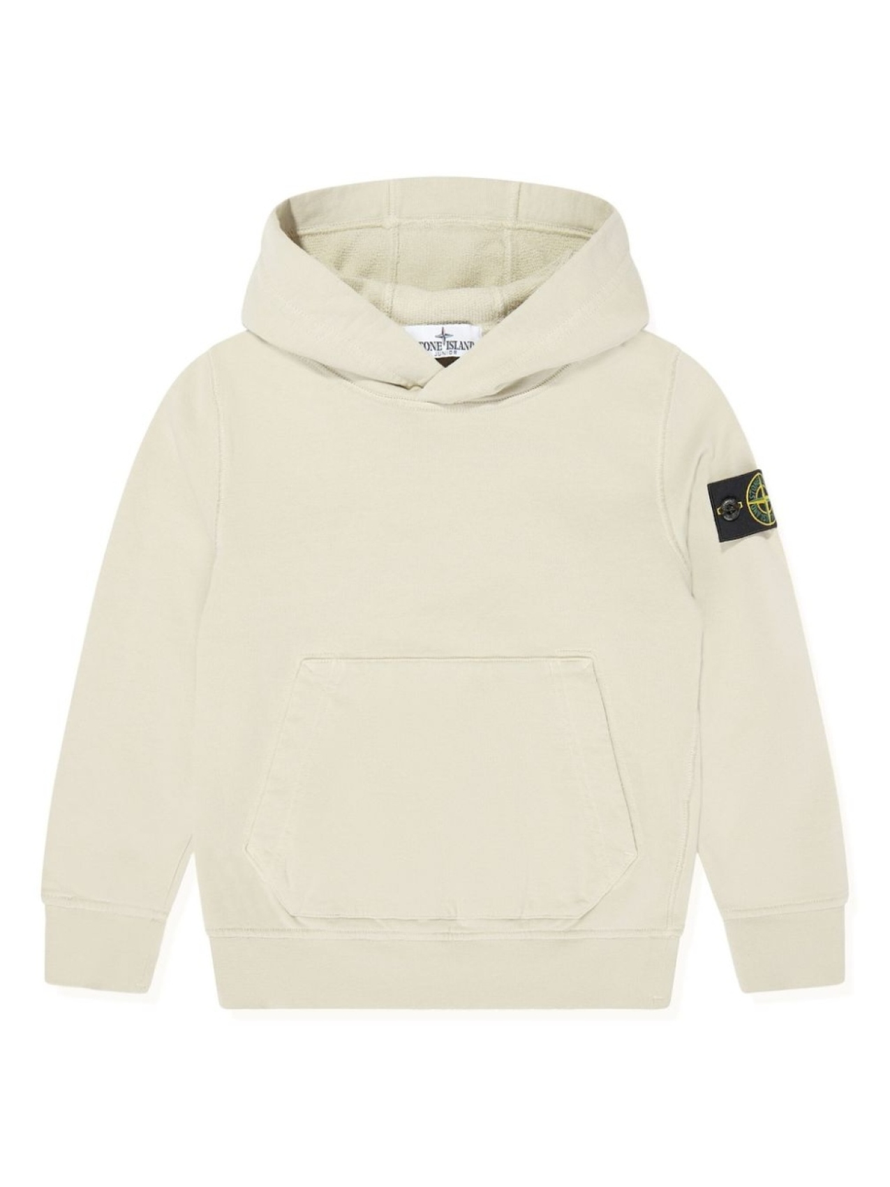 

Stone Island Junior худи с нашивкой Compass, нейтральный цвет