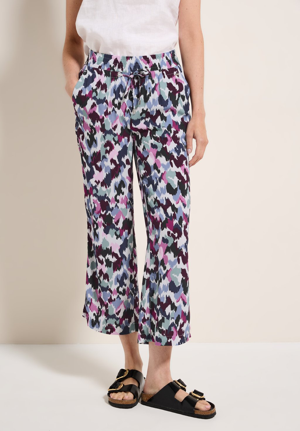

Брюки GEMUSTERTE WIDE LEG Cecil, кремовый