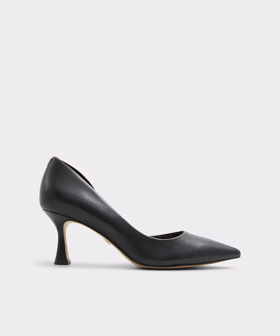 Женские кожаные туфли с острым носком Aldo, черный