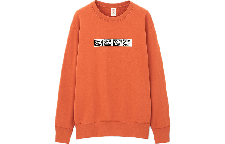 

UNIQLO Мужская толстовка, цвет Bright Orange