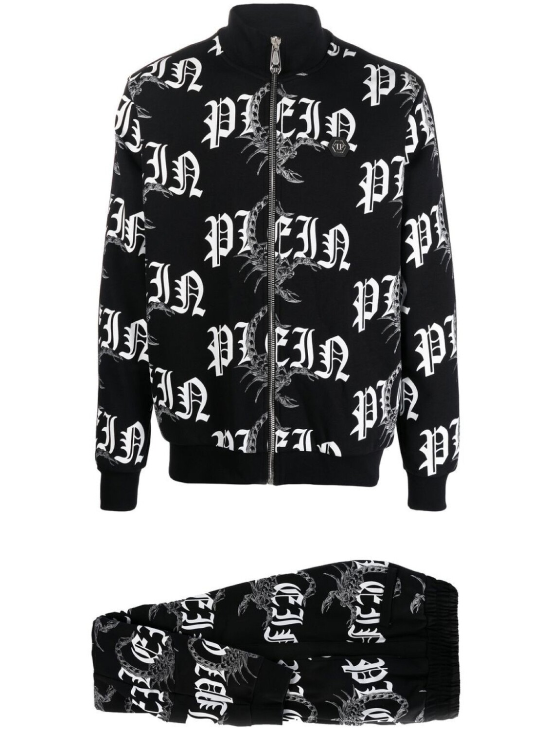 

Philipp Plein спортивный костюм с графичным принтом, черный