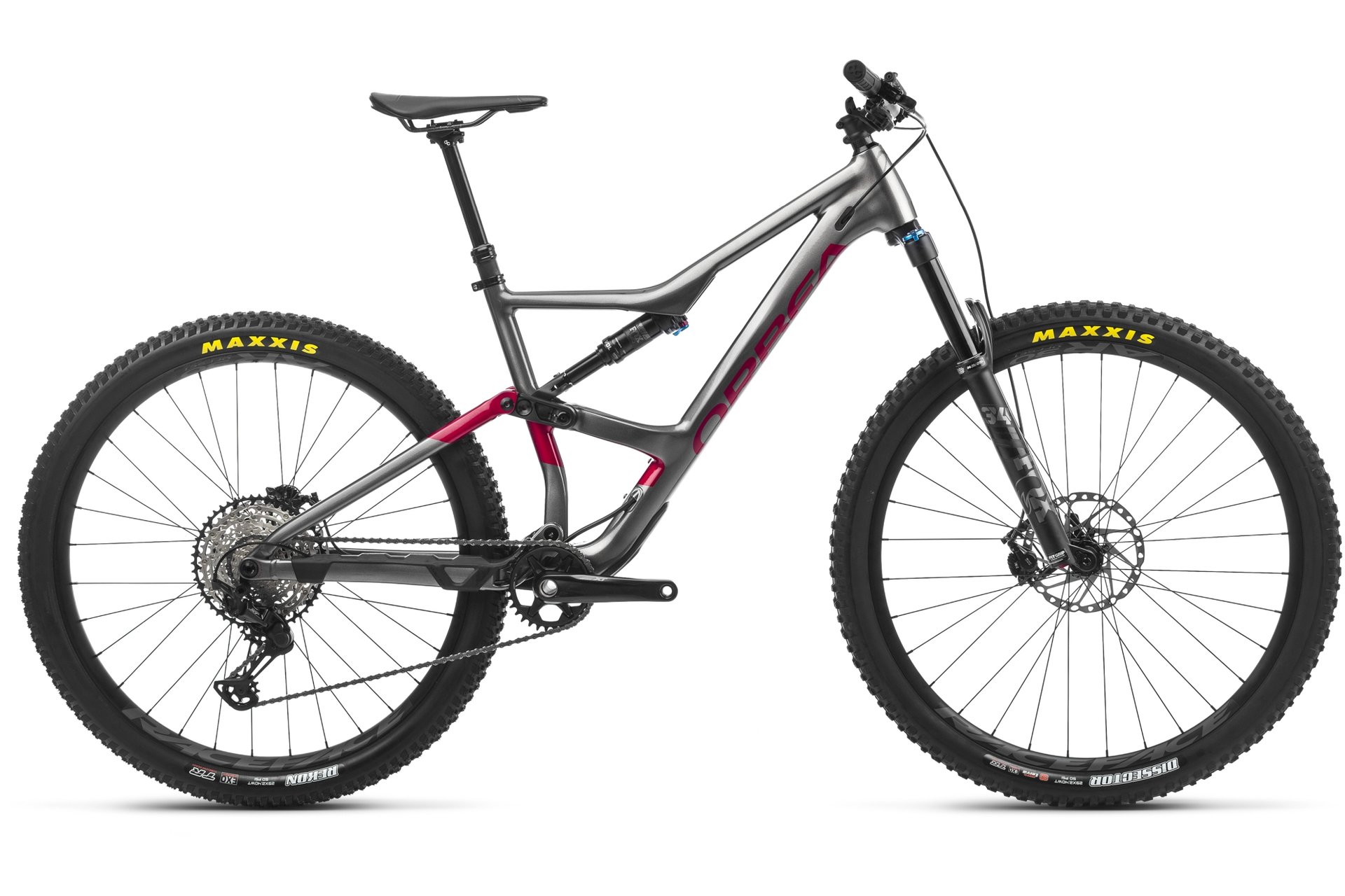 

Горный велосипед Orbea Occam h10 - 29 дюймов - fully, grau | anthracite glitter - candy red