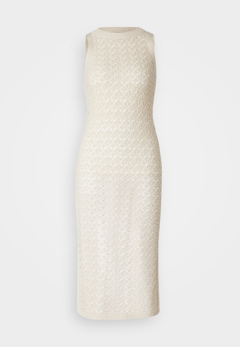 

Платье-труба JDYSUN EVELYN O NECK SLIT DRESS JDY, бежевый