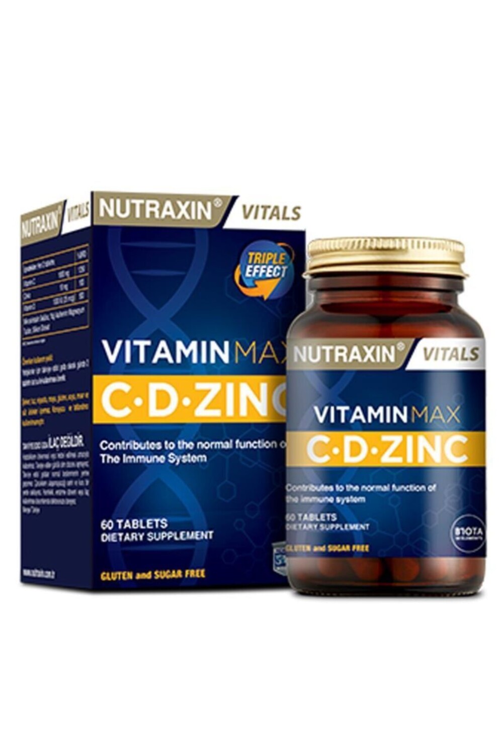 

Nutraxin Витамин Макс Cd Цинк 60 таблеток