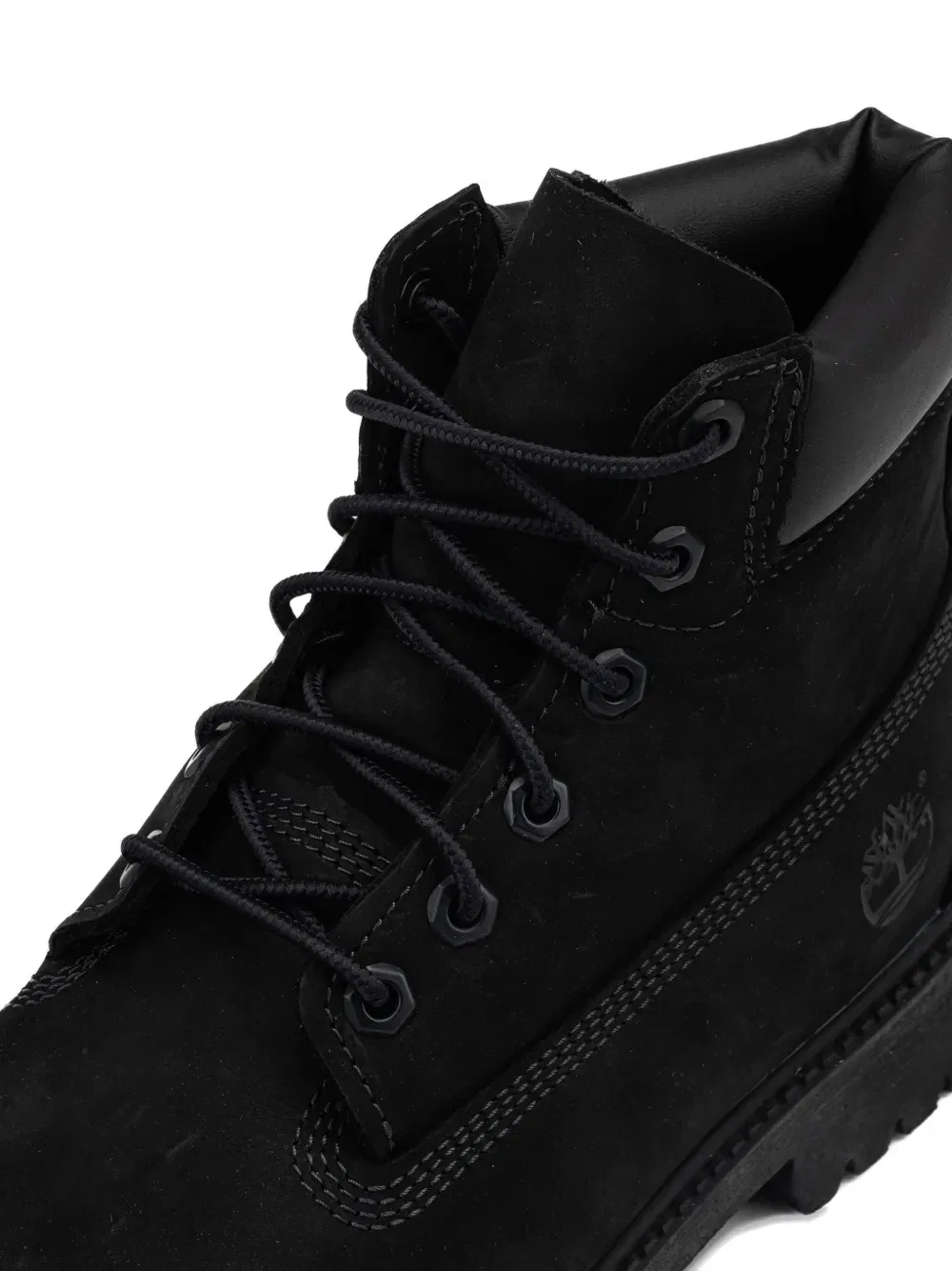 Ботинки на шнуровке с тисненым логотипом Timberland, черный — фото 2