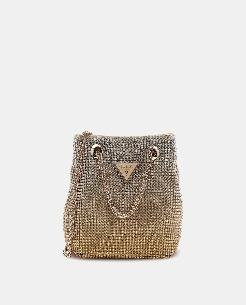 

Маленькая сумочка для вечеринок с магнитной застежкой Guess, золото, Золотой, Маленькая сумочка для вечеринок с магнитной застежкой Guess, золото