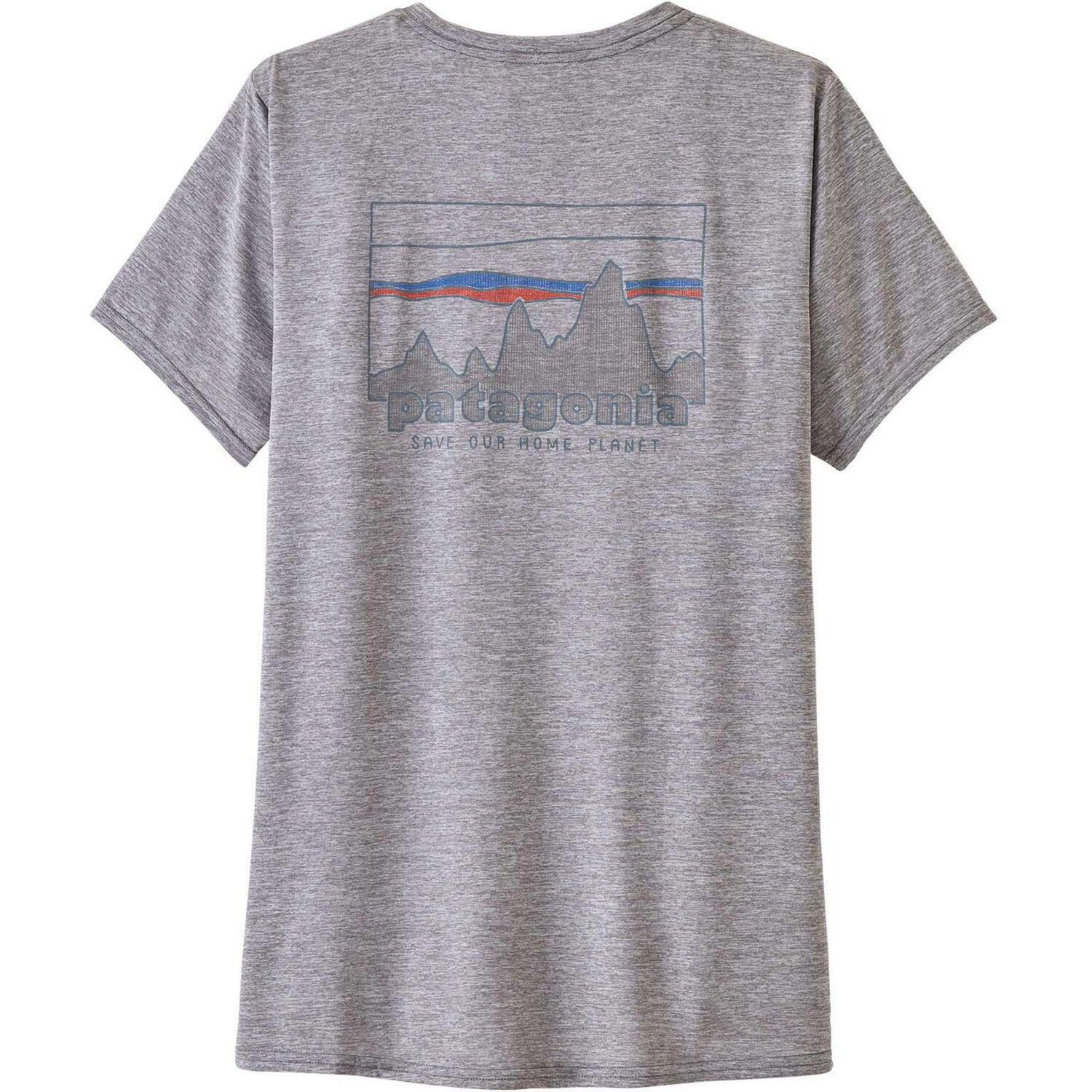 Женская футболка Capilene Cool Daily Graphic Patagonia, 73 Skyline/Feather Grey — фото 3
