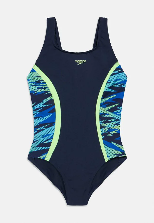 Купальник hyperboom splice muscleback цельный Speedo, Peacoat/Deep Sapphire