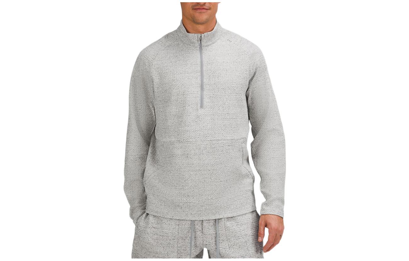 

At Ease Knitwear Мужская трикотажная одежда Воротник-стойка Умеренный Другие Lululemon, серый