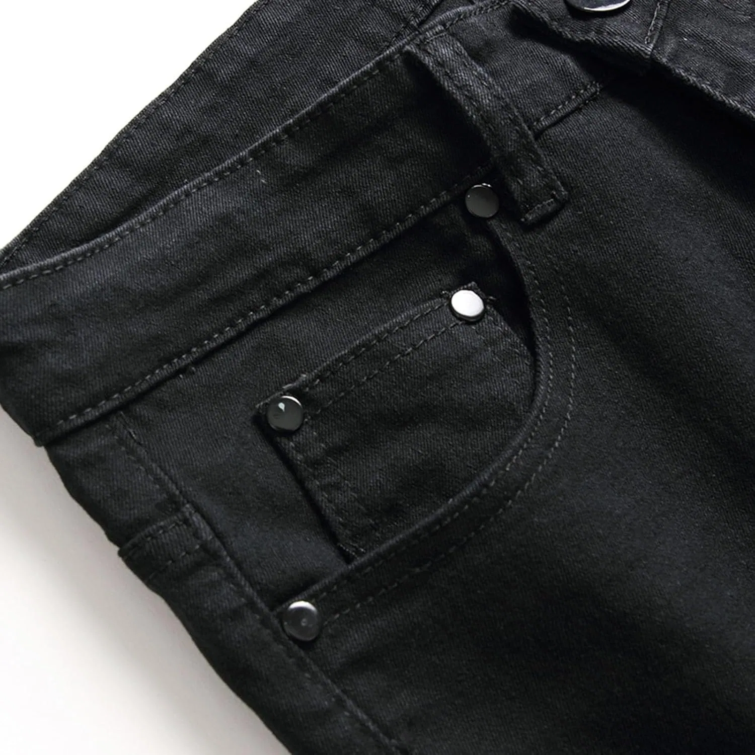 Джинсы скинни Slim Fit Stretch, Black — фото 4