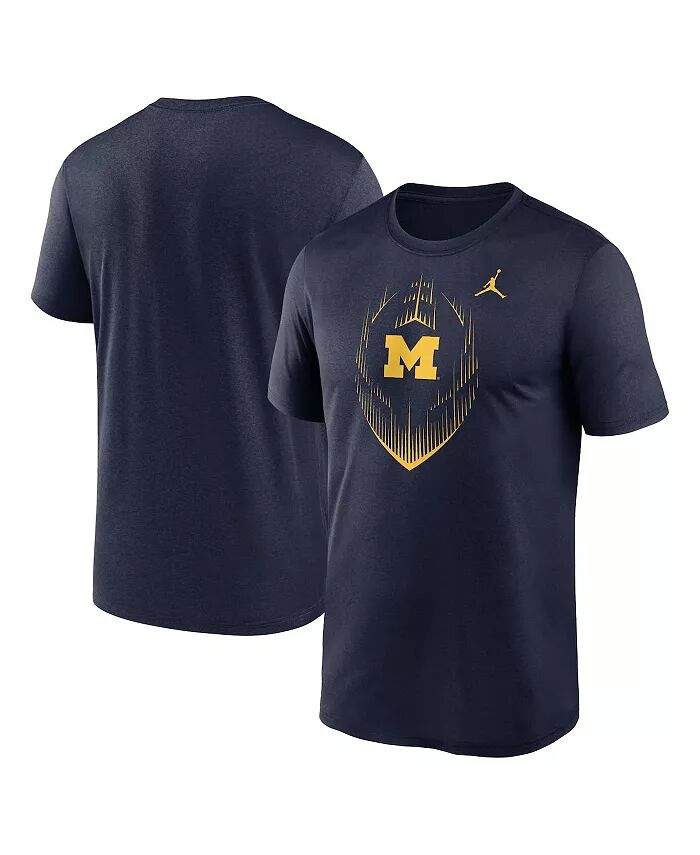 

Футболка мужская Navy Michigan Wolverines Primetime Legend Icon Performance Jordan