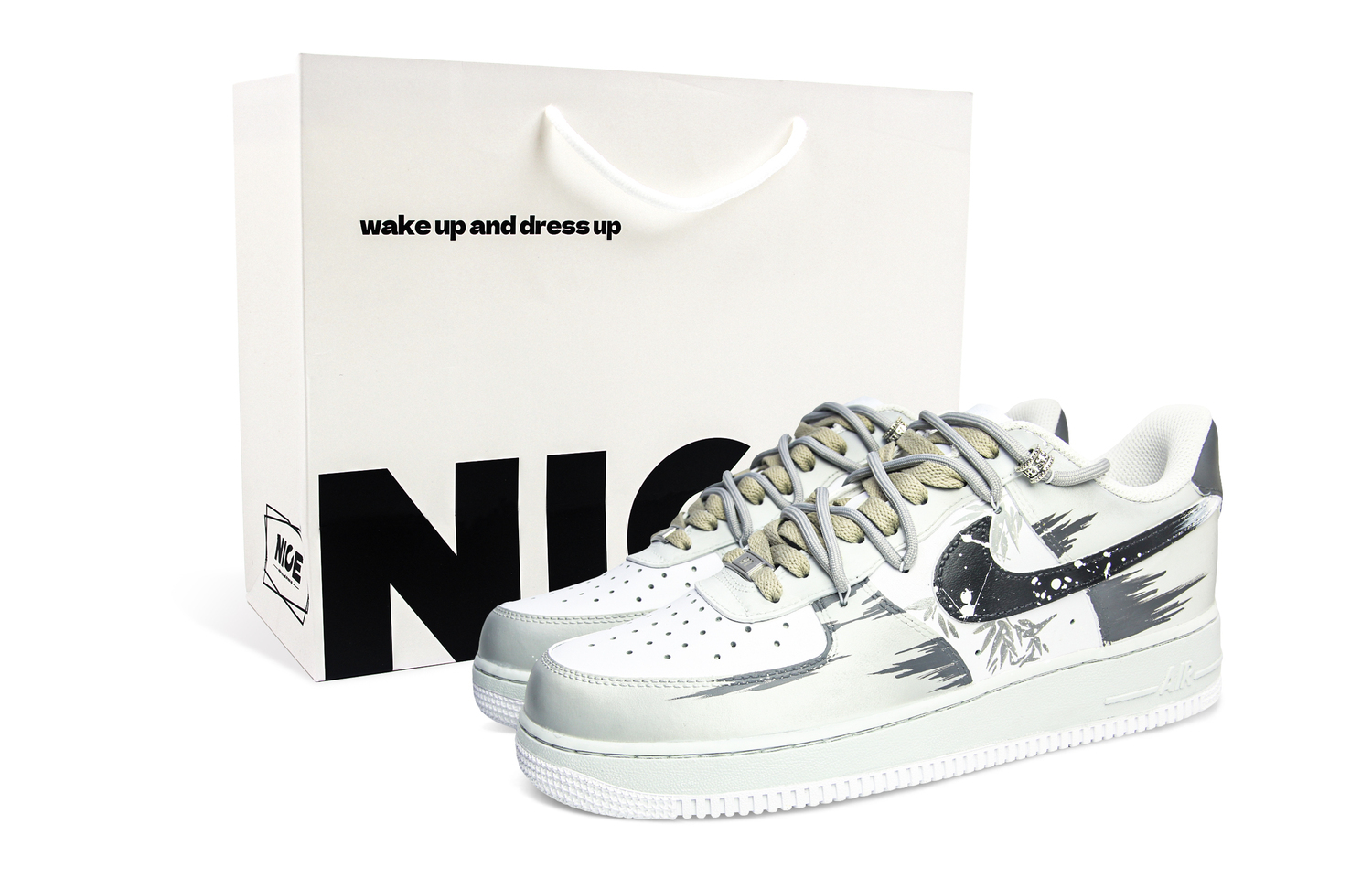 

Кроссовки Nike Air Force 1 Abrasion Resistant Low Top Skateboard Unisex Concrete Gray, цвет Concrete Gray