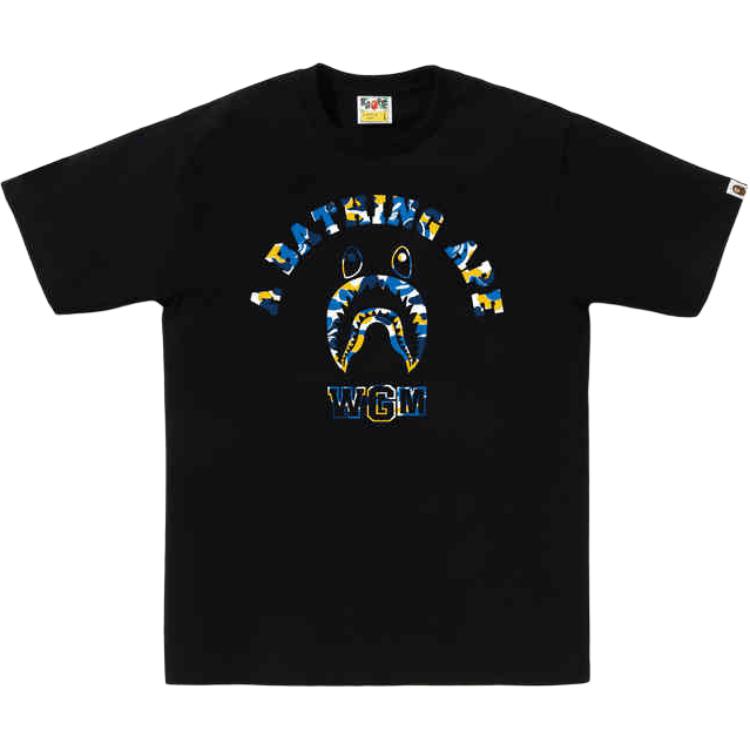 

Футболка Bape Store Shenyang Shark College A BATHING APE, черный
