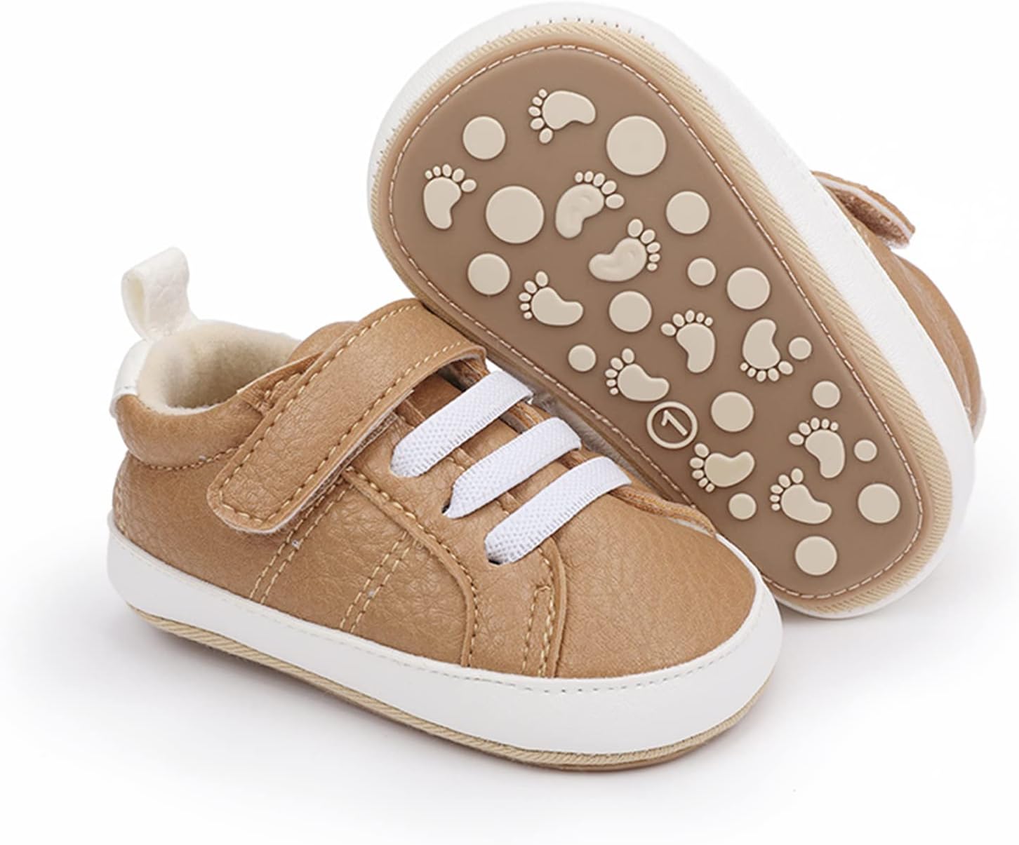 

SOFMUO Высокие кеды для малышей, мальчиков и девочек, из искусственной кожи с мягкой подошвой из резины, мокасины для новорожденных, оксфорды, лоферы, противоскользящие туфли для малышей, свадебная и школьная обувь