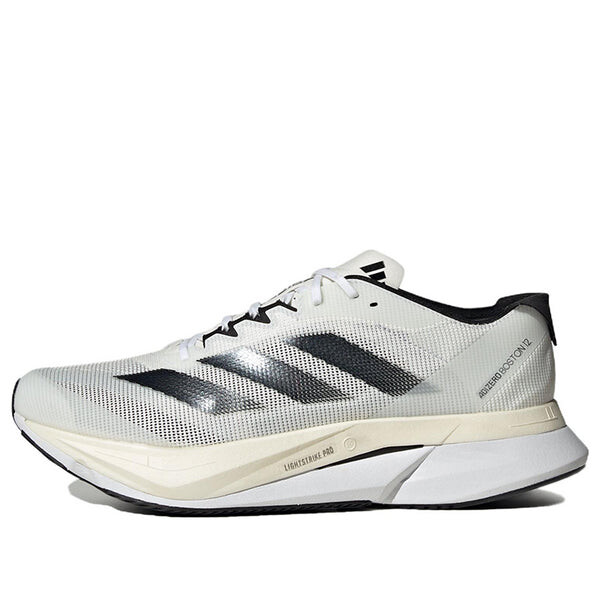 

Кроссовки Adidas Adizero Boston 12 Running Shoes 'Cloud White Black Night Metallic', белый