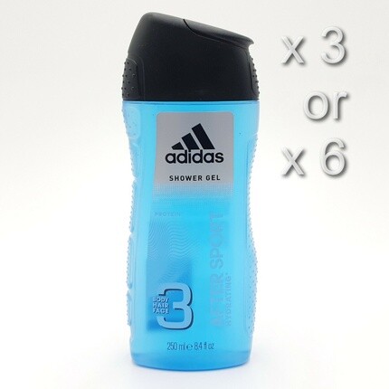 

Увлажняющий гель для душа после спорта, 250 мл, Adidas