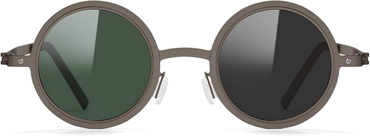 

Регулируемые солнцезащитные очки с 1-9 режимами затемнения, закругленные поляризованные линзы с ND-фильтром для мужчин, для пляжа, рыбалки и вождения mincl, Gray Green